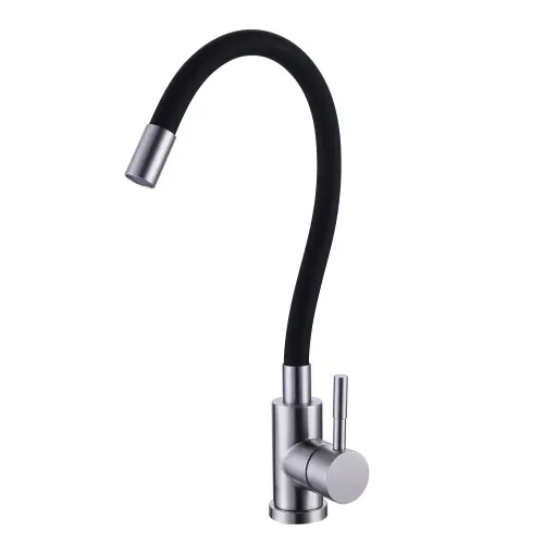 Смесители OLIVE'S смеситель olive's balear с гибким изливом, черный/нержавеющая сталь
