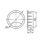 Заглушки для кабель канала, вент.решетки заглушка кабель канала, серая