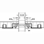 Hafele Rafix дюбель hafele rafix 7x16-22мм, двойной