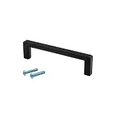 Ручки ручка мебельная kerron s-4116, 96мм, черный матовый