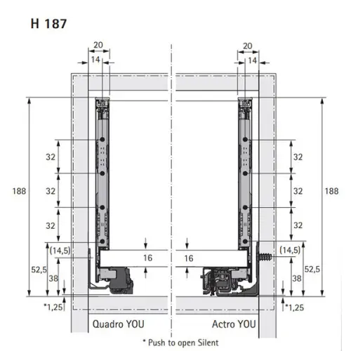 Комплекты ящиков Avantech You комплект ящика avantech you nl-270*187мм, silent system, антрацит