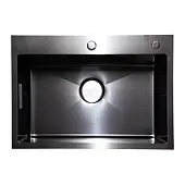 Мойки кухонные Avivacom мойка кухонная avivacom модель bd6545, нано черный декор