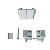 Алюминий верхнее крепление для тумб, алюминий