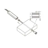 Выключатели, датчики, коннекторы выключатель инфракрасный на взмах руки, врезной, 12-24v, черный