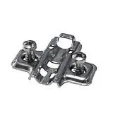 Комплектующие петель JETLine планка монтажная jetline h2мм с евровинтами