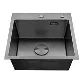 Мойки кухонные Avivacom мойка кухонная avivacom модель ns5045, нано сатин