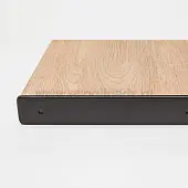 Планки Slotex планка торцевая европодгиб правая 40 мм черная, slotex 