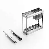 Бутылочницы бутылочница органайзер terras в базу на 200 мм, с доводчиком