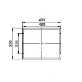 Каркасные системы каркасная система столик приставной лукас флэт, черный
