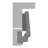 Петли Hettich Intermat петля hettich intermat вкладная 180° push to open, без пружины