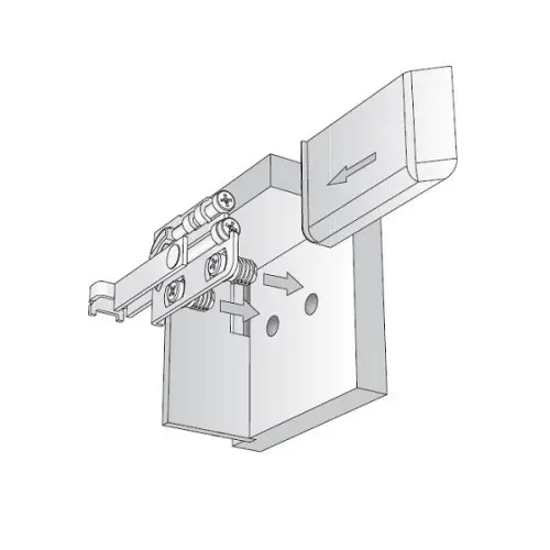 Навески для шкафов декор. крышка scarpi-4 антрацит правая