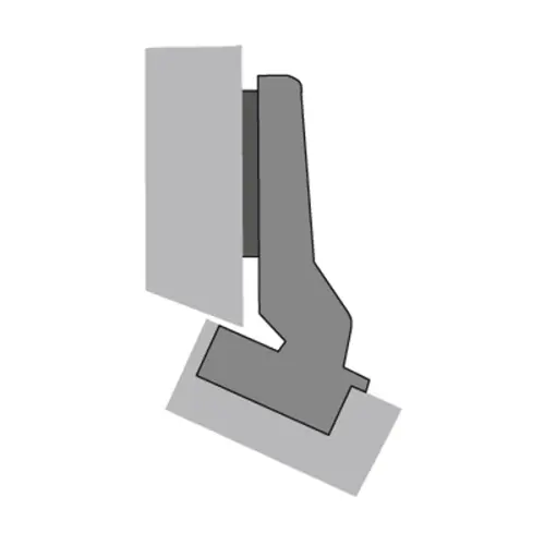 Петли мебельные Hettich Комплекты (Германия) петля hettich intermat угловая -30° без доводчика, d1,5 (евровинты)